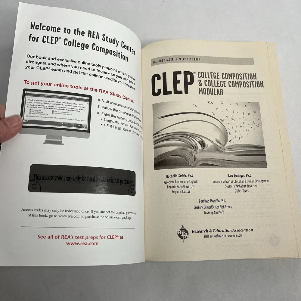 CLEP® College Composition 2nd Ed.- paperback, 9780738611334, Rachelle Smith, new